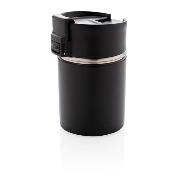 Čierny termohrnček XD Exclusive Bogota, 220 ml