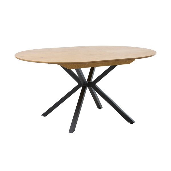 Okrúhly rozkladací jedálenský stôl s prídavnou doskou ø 120 cm Cesura – Unique Furniture-image-2