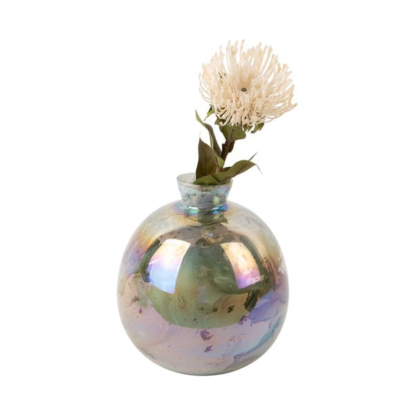 Sklenená ručne vyrobená váza (výška 26 cm) Melange – PT LIVING-image-3