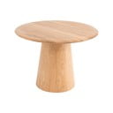 Okrúhly odkladací stolík z dubového dreva ø 55 cm Mushroom – Gazzda