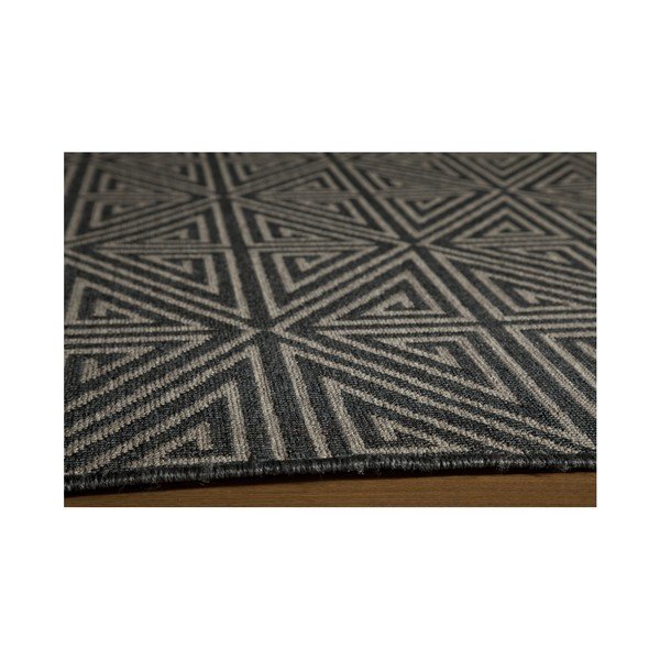 Čierny koberec Nourison Baja Rallo, 229 × 160 cm-image-1