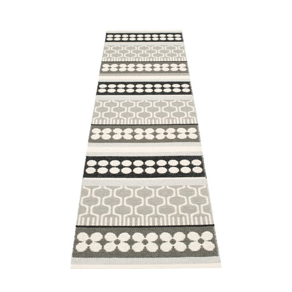 Sivo-krémový vnútorný a vonkajší behúň 70x270 cm Asta Warm Grey – Pappelina