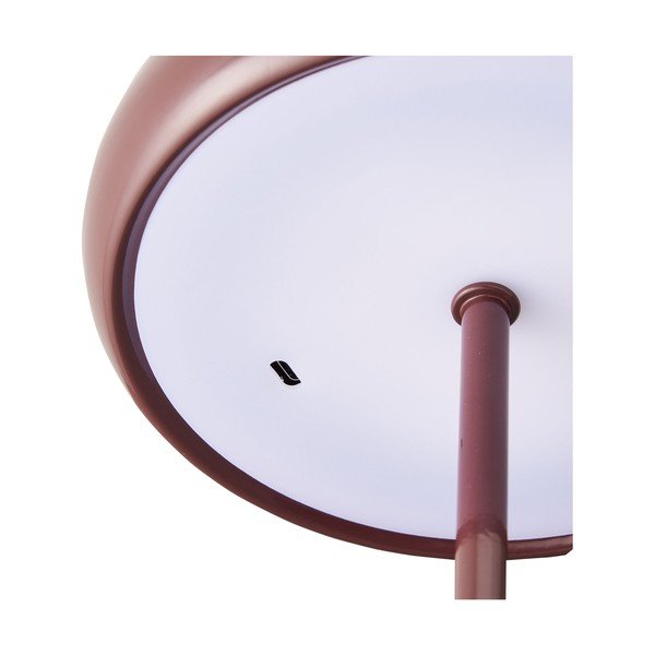 Vínovočervená kovová stolová lampa (výška  23 cm) Margate – House Nordic-image-2