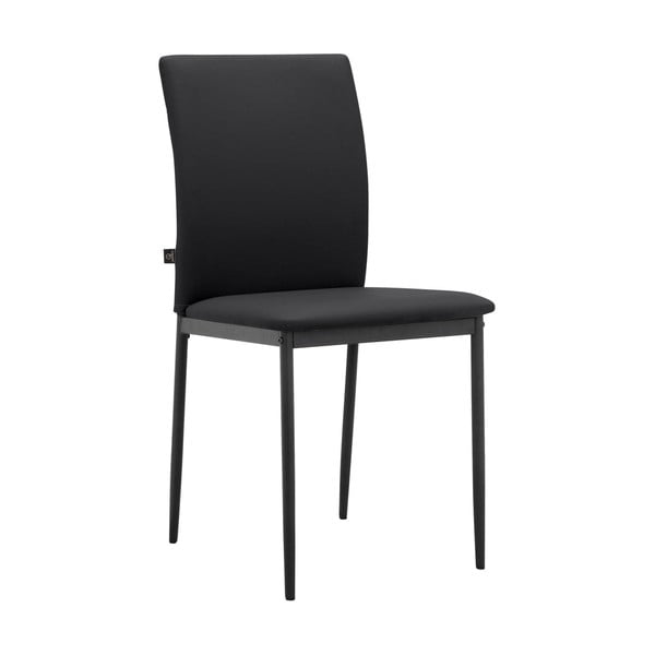 Čierne jedálenské stoličky z imitácie kože v súprave 2 ks Pavia – Støraa