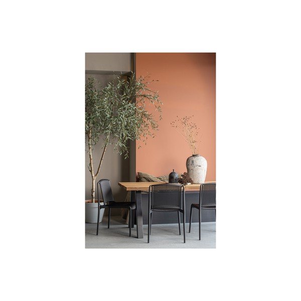 Čierna záhradná stolička Billie - WOOOD-image-2