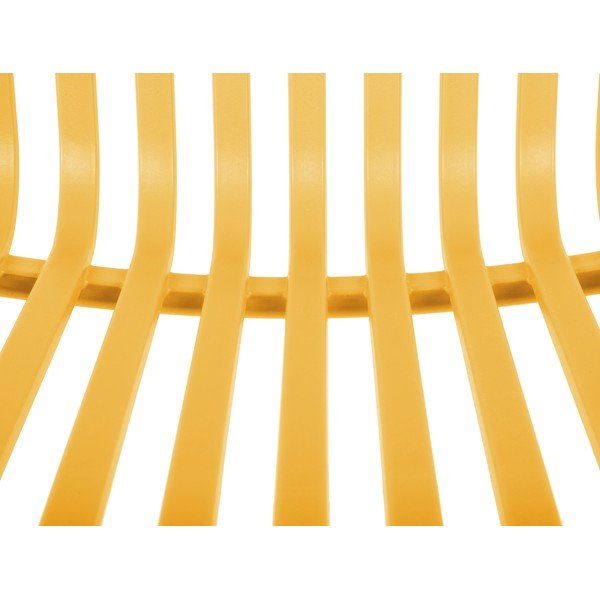 Žltá plastová jedálenská stolička Glee – Leitmotiv-image-4