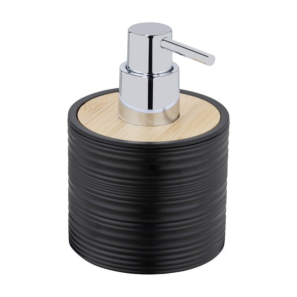 Čierny plastový dávkovač mydla 350 ml Lyon – Allstar