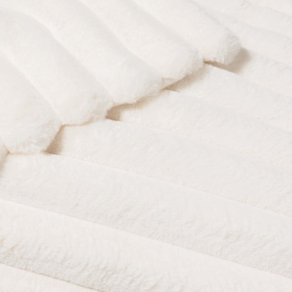 Krémová deka z mikroplyšu 180x220 cm Boudoir – douceur d'intérieur-image-3