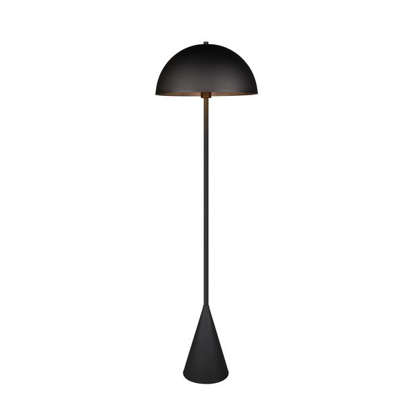 Čierna stojacia lampa (výška 130 cm) Alfie – Trio