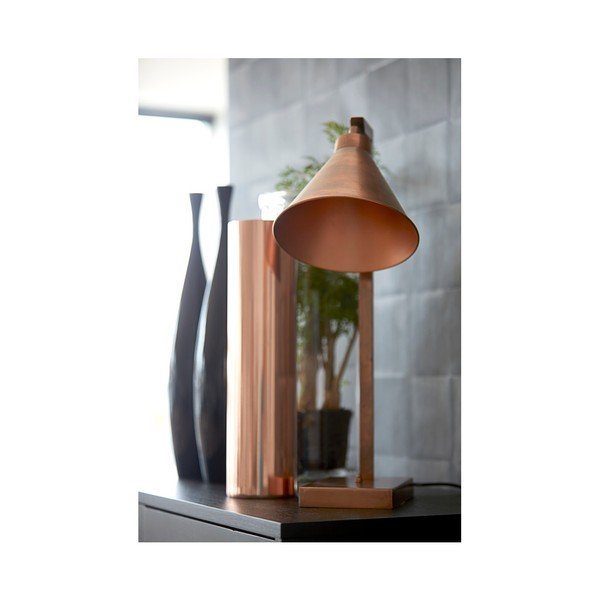 Stolová lampa v medenej farbe Canett Solrød-image-3