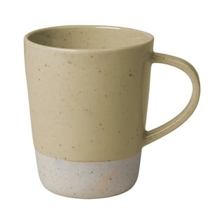 Béžový keramický hrnček s uchom Blomus Sablo, 250 ml
