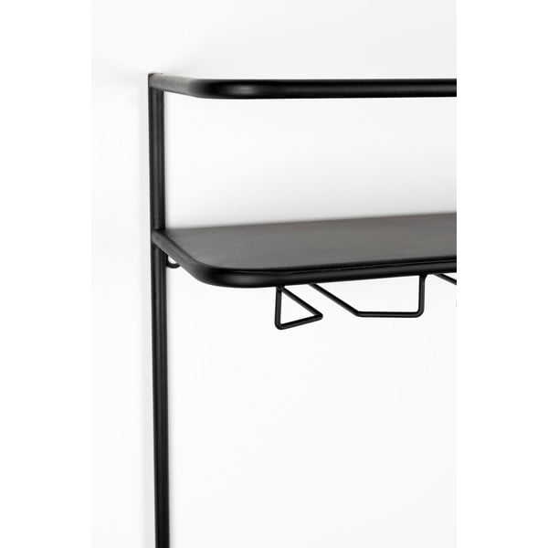 Čierny ratanový regál na víno Guuji - White Label-image-3