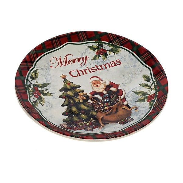Keramický tanier Santa, 20 cm