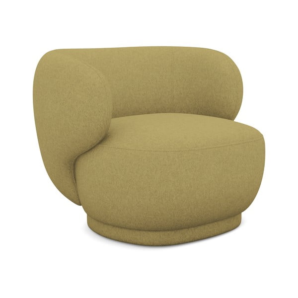 Kreslo v horčicovej farbe Hina – Makamii