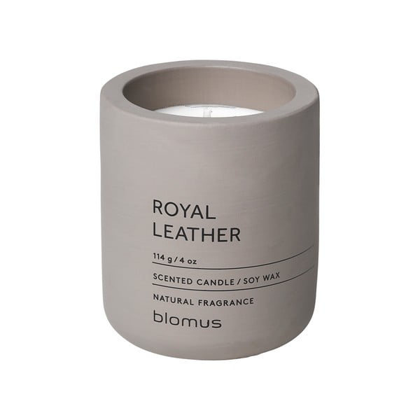 Vonná  sójová sviečka doba horenia 24 h Fraga: Royal Leather – Blomus