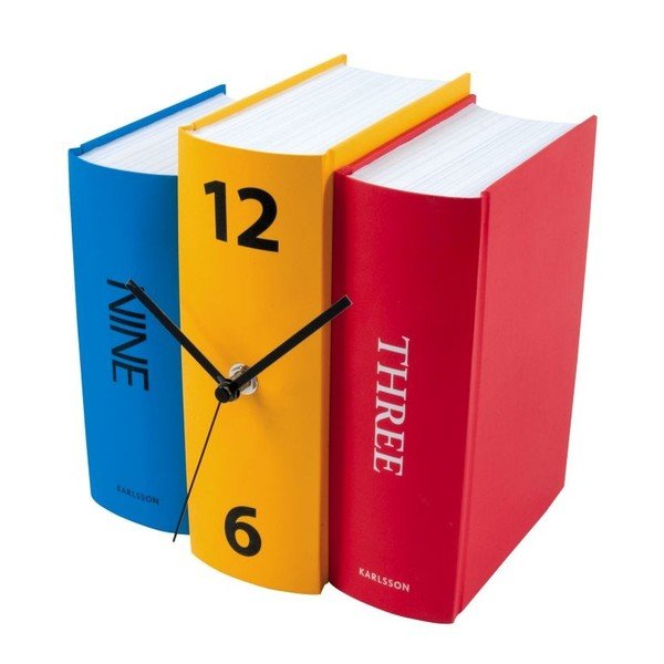 Hodiny Book Colour