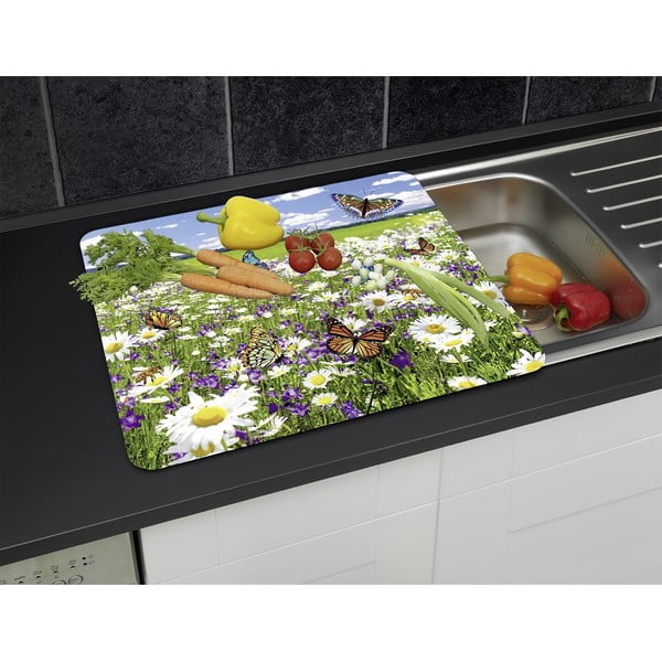 Kryt na stenu pri sporáku z tvrdeného skla 50x56 cm – Maximex-image-1