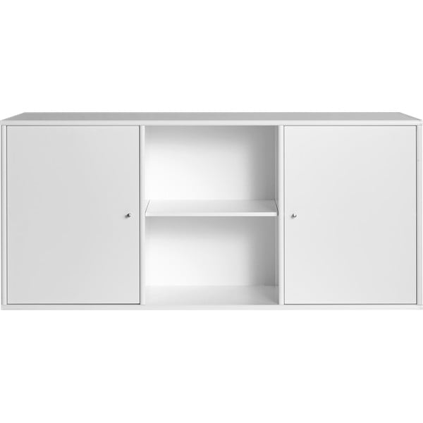 Biela nízka závesná komoda 133x61 cm Mistral – Hammel Furniture