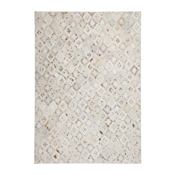 Ručne tkaný koberec Kayoom Dazzle 100 Elfenbein Chrom, 80 × 150 cm