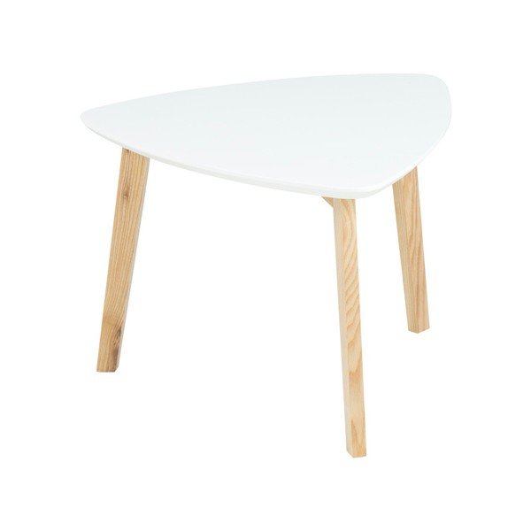 Biely odkladací stolík Actona Vitis, výška 36 cm