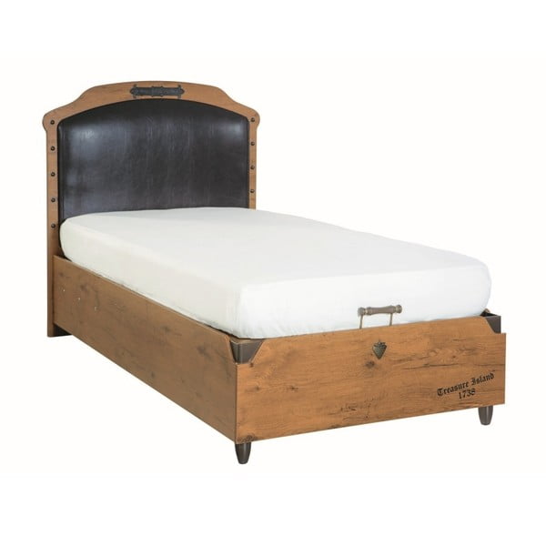 Jednolôžková posteľ s úložným priestorom Pirate Bed With Base, 100 × 200 cm