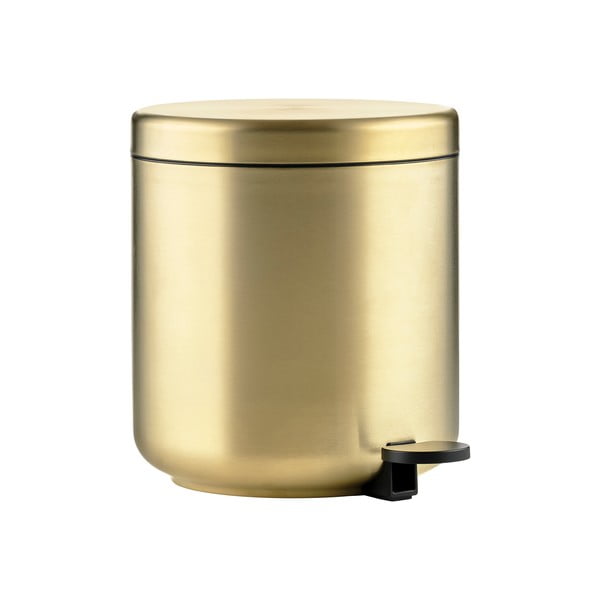 Nášľapný odpadkový kôš z nehrdzavejúcej ocele v mosadznej farbe 4 l Ume Brass – Zone