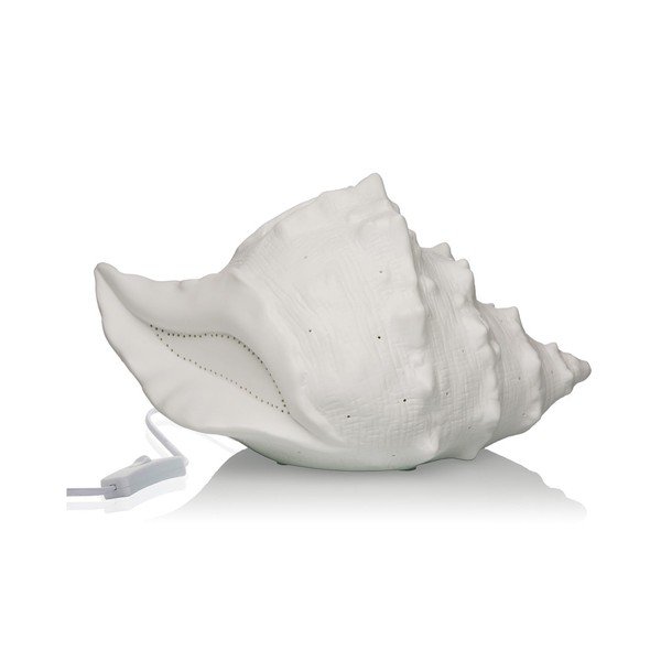 Stolová porcelánová lampa v tvare mušle Versa
