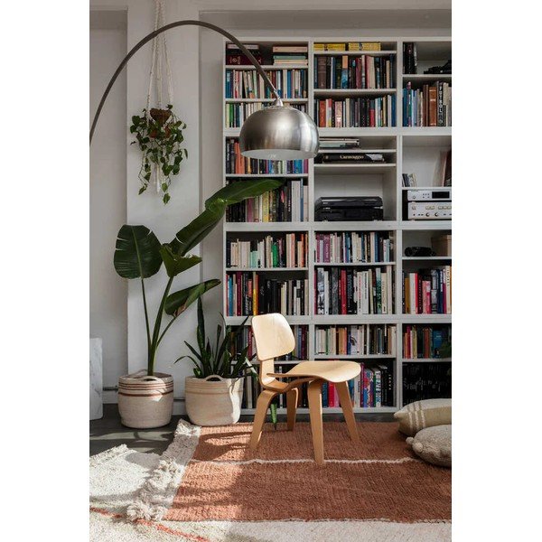 Bavlnený koberec v béžovo-tehlovej farbe 140x200 cm Duetto Toffee – Lorena Canals-image-1