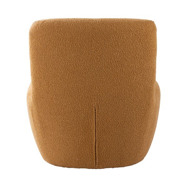 Žlté kreslo z textílie buklé Ada – Leitmotiv-image-4