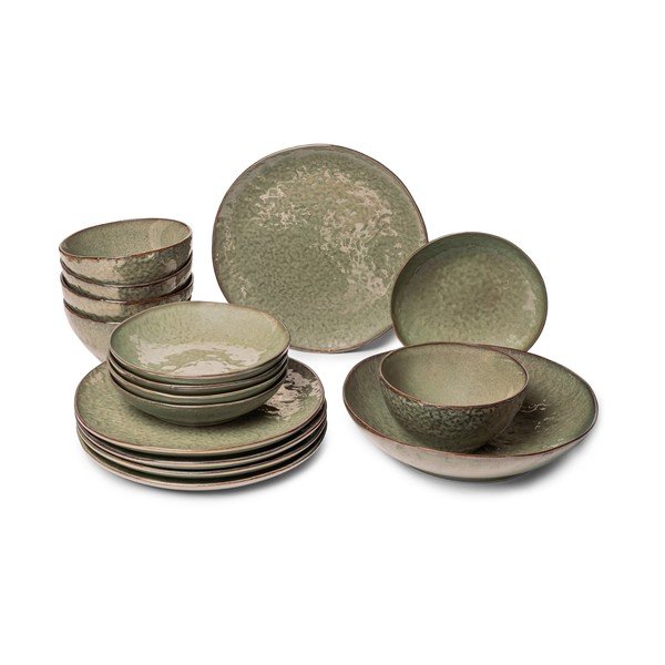 Kameninová jedálenská súprava 16 ks pre 5 osôb Nephrite – Bonami Selection