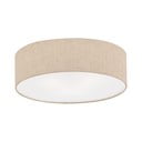 Béžové stropné svietidlo s textilným tienidlom ø 40 cm Thor – Fischer & Honsel