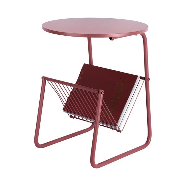 Kovový okrúhly odkladací stolík ø 40 cm Riqueza Revista – Leitmotiv-image-2