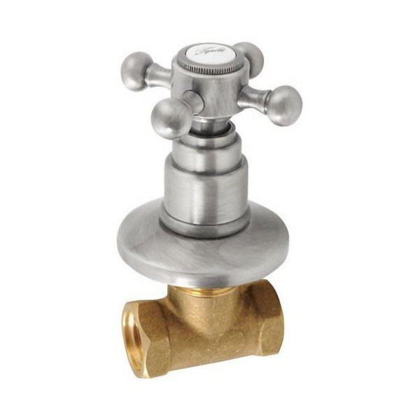 Podomietkový ventil v matne striebornej farbe Antea Cold – Sapho