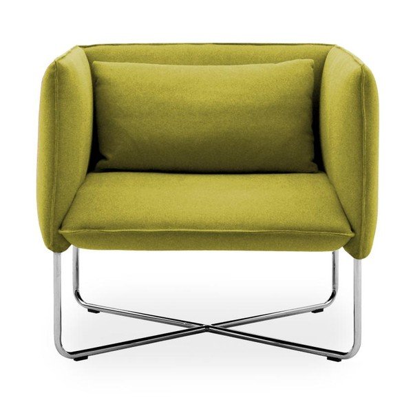 Žlté kreslo Softline Groove