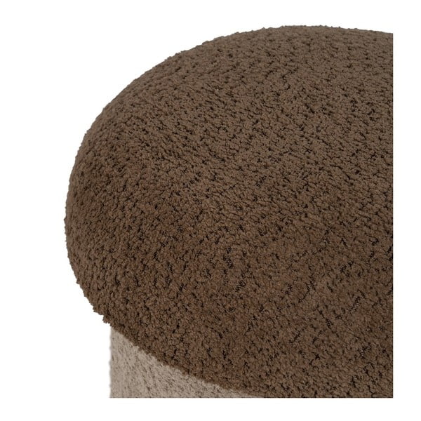 Hnedo-béžový taburet – Ixia-image-2