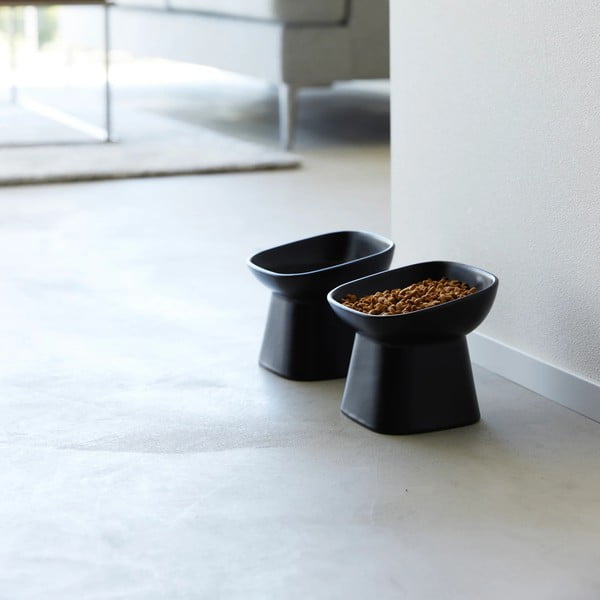 Keramická miska pre domáceho maznáčika Tower – YAMAZAKI-image-3