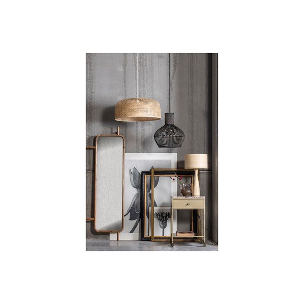 Stolová lampa v prírodnej farbe (výška 55 cm) Lunar – BePureHome-image-2