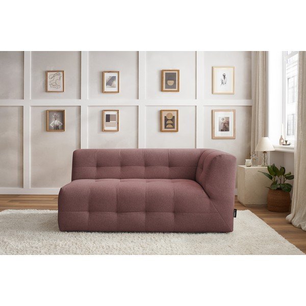 Tmavoružový modul pohovky (pravý roh) Kleber - Bobochic Paris-image-1