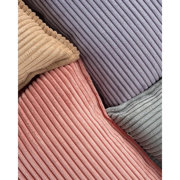 Ružový menčestrový detský pohovkový vankúš Bolster – Wigiwama-image-2