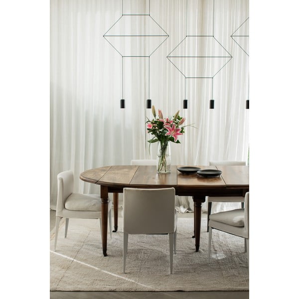 Krémový prateľný ručne tkaný bavlnený koberec 200x300 cm Bloom Natural – Lorena Canals-image-1