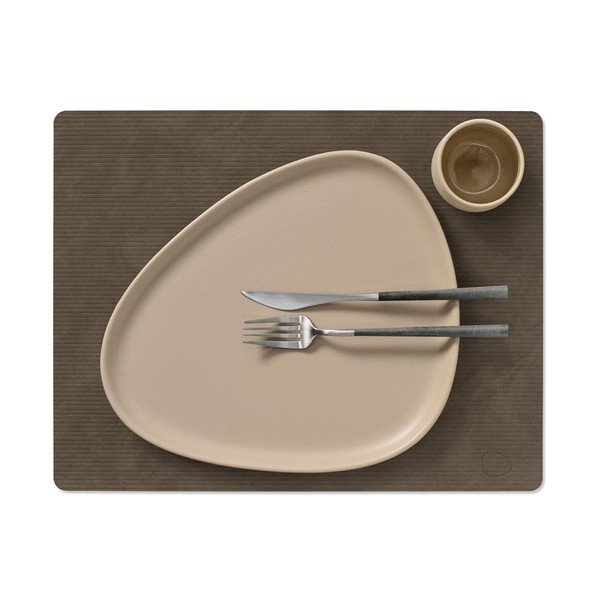 Prestieranie z eko kože 35x45 cm Square L Corduroy – LIND DNA-image-2