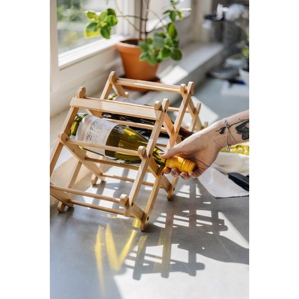 Bambusový stojan na víno - Bonami Essentials-image-2