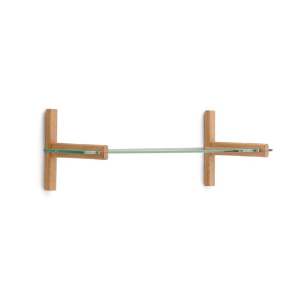 Sklenený modulárny policový systém v prírodnej farbe 90x28x30,5 cm Sitra – Kave Home-image-2