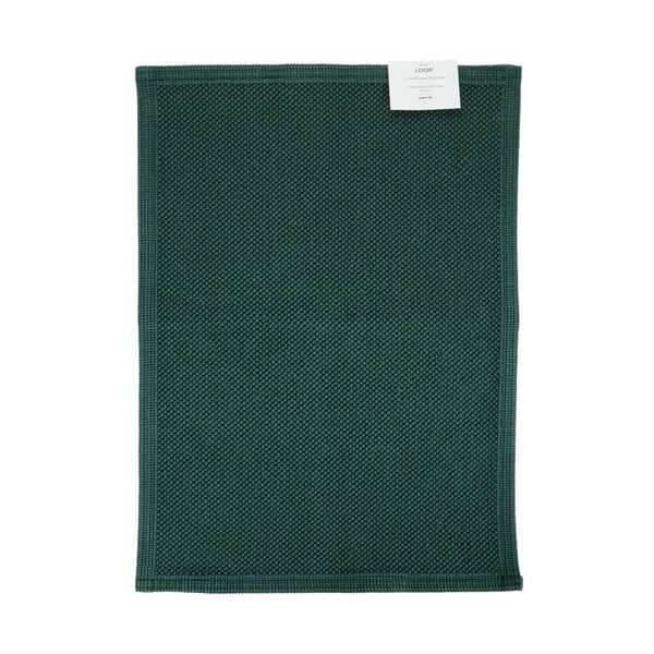 Zelená bavlnená kúpeľňová predložka Bahne & CO, 70 x 50 cm