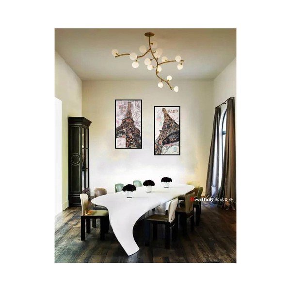 Ručne maľovaný obraz Vivorum Eiffel, 52 × 102 cm-image-4