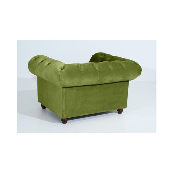 Zelené kreslo Max Winzer Orleans Velvet-image-2