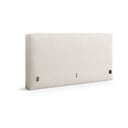 Krémovobiele čalúnené čelo postele 189x100 cm Olivia – Micadoni 