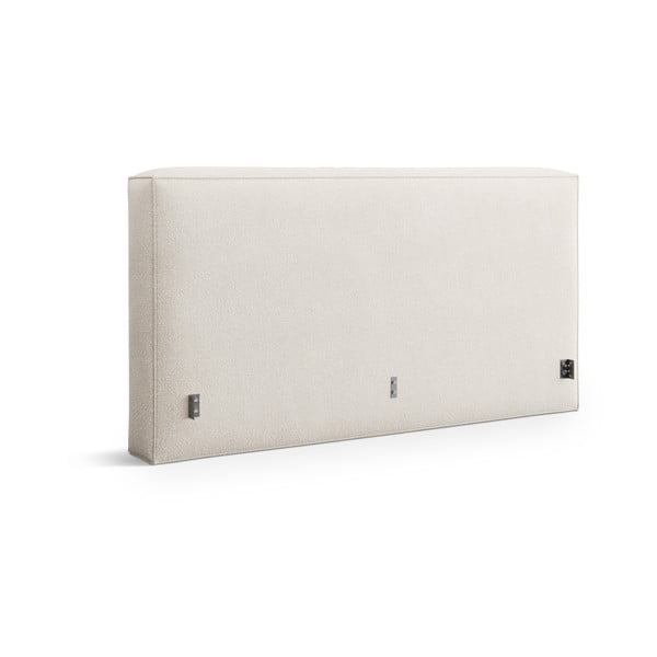 Krémovobiele čalúnené čelo postele 249x100 cm Olivia – Micadoni 