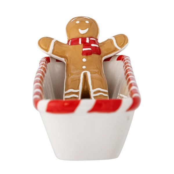 Biela keramická miska s vianočným motívom 110 ml Ginnie – Bloomingville-image-4