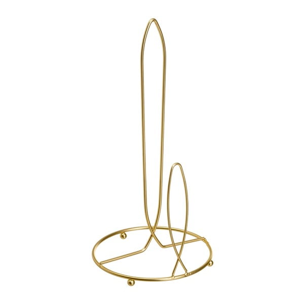 Kovový stojan na papierové utierky v zlatej farbe ø 16 cm – Casa Selección